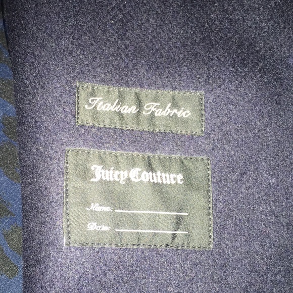 Beautiful and New Juicy Couture pea coat with removable fur collar.Medium - Picture 12 of 14